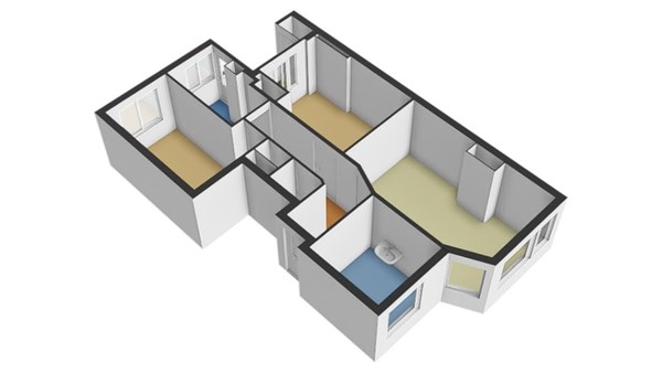 Floorplan - Lunterenstraat 114, 2573 PS Den Haag